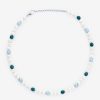 Necklaces | cernucci Necklaces 6Mm Pearl Necklace - Blue Alternate