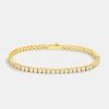 Bracelets & Bangles | JWL-BRA Bracelets & Bangles 3Mm Tennis Bracelet - Gold