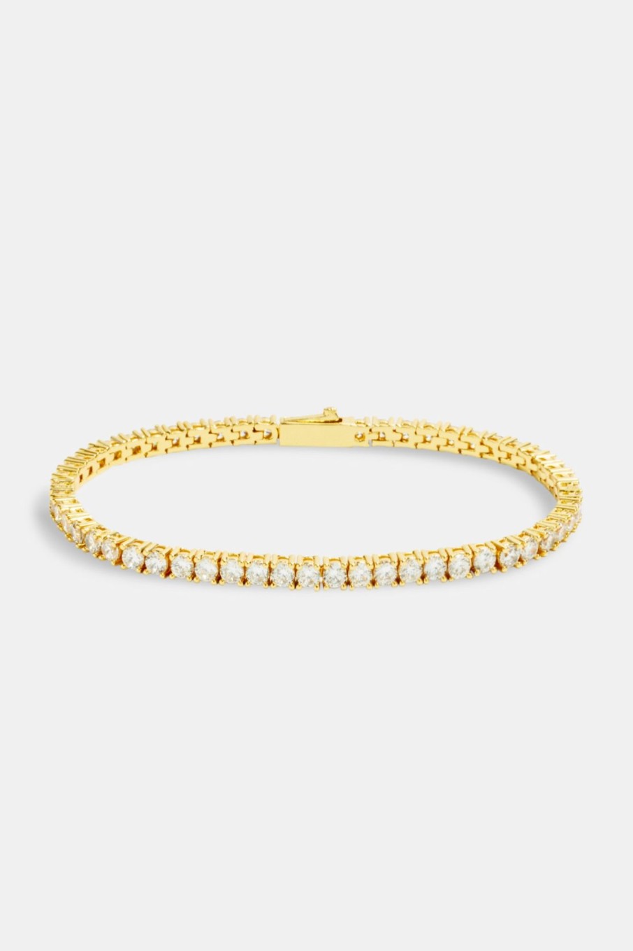 Bracelets & Bangles | JWL-BRA Bracelets & Bangles 3Mm Tennis Bracelet - Gold