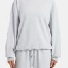 Hoodies & Sweatshirts | CLO-TOP-HS-SWE Hoodies & Sweatshirts Ladies Sweatshirt - Light Grey Marl