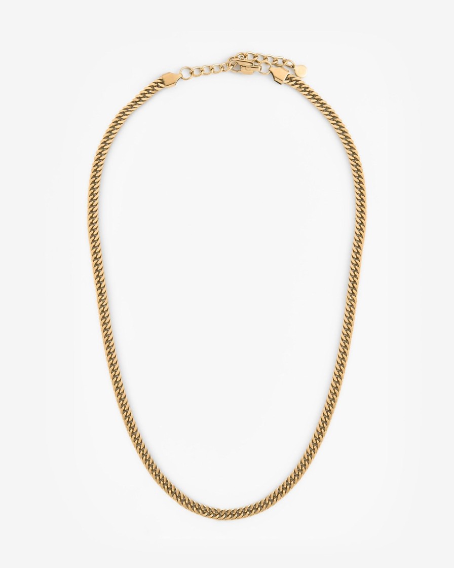 Chains | JWL-CHN Chains 5Mm Square Chain - Gold