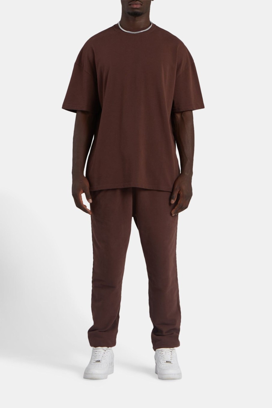 T-Shirts & Vests | cernucci T-Shirts & Vests Oversized T-Shirt - Chestnut