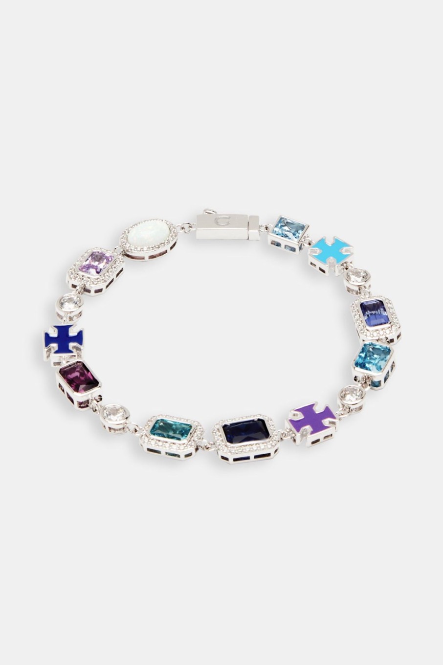 Cernucci X Phil Foden | cernucci Cernucci X Phil Foden Multi Gemstone Motif Bracelet - Blue