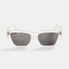 Accessories | CLO-ACC Accessories Beseled Chunky Square Acetate Frame Sunglasses - Crystal