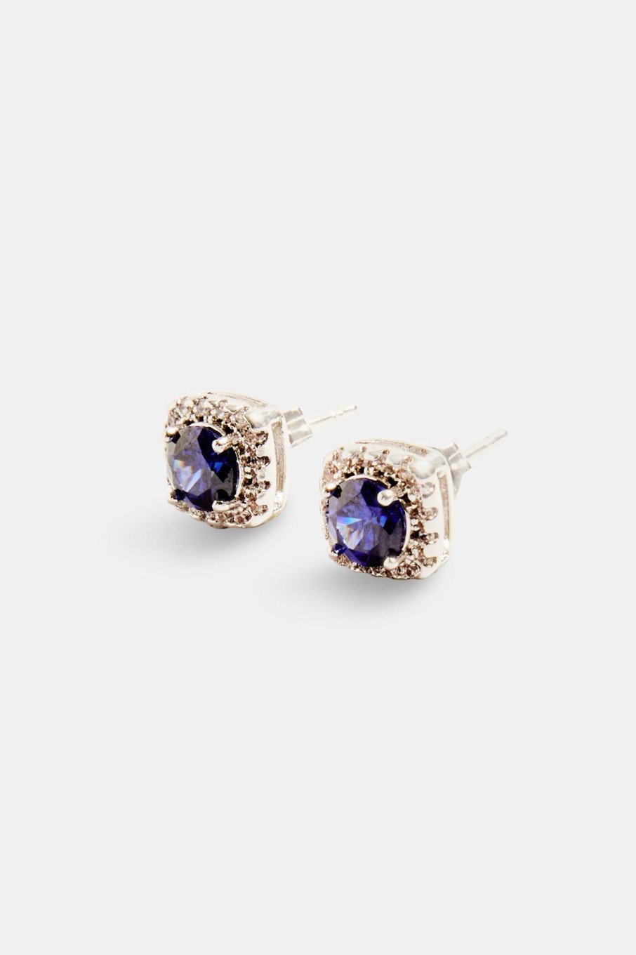 Cernucci X Phil Foden | cernucci Cernucci X Phil Foden 7Mm Iced Cobalt Cluster Stud Earrings