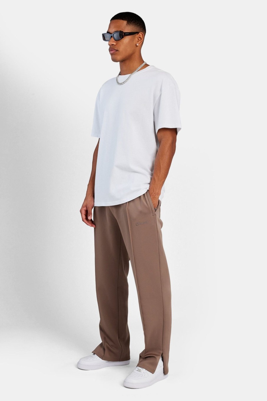 Trousers & Joggers | CLO-BOT-TRO Trousers & Joggers Straight Leg Track Pant - Mushroom