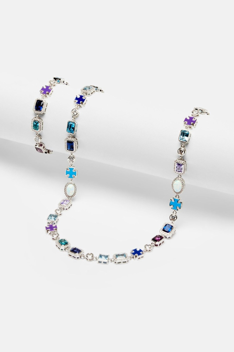 Cernucci X Phil Foden | cernucci Cernucci X Phil Foden Multi Gemstone Motif Necklace U0026 Bracelet Bundle