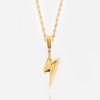 Cernucci X Phil Foden | cernucci Cernucci X Phil Foden Lightning Bolt Pendant - Gold