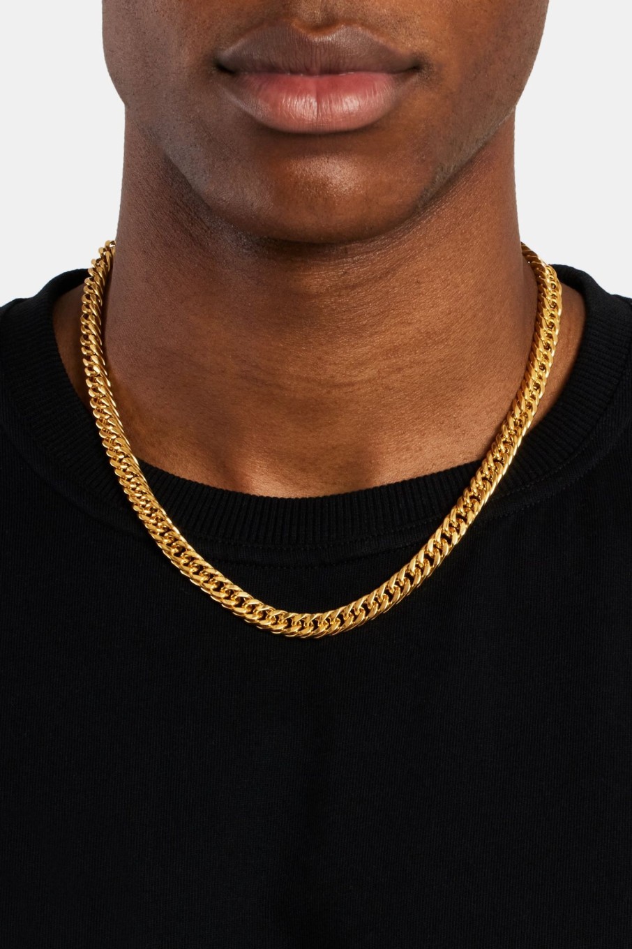 Chains | cernucci Chains Square Cuban Chain - Gold