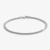 Bracelets & Bangles | JWL-BRA Bracelets & Bangles 925 3Mm Cuban Bracelet - Silver