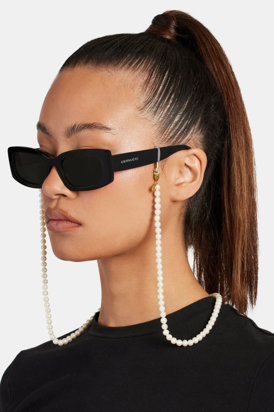 Accessories | CLO-ACC-PRL Accessories Freshwater Pearl Sunglasses Chain