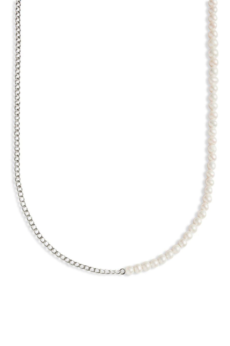 925 Sterling Silver | cernucci 925 Sterling Silver 925 Sterling Silver Cuban U0026 Freshwater Pearl Chain