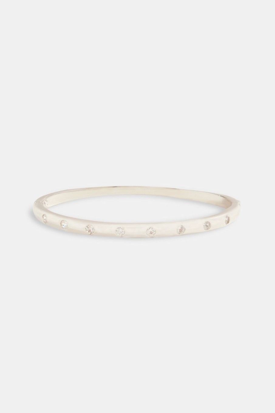 Bracelets & Bangles | cernucci Bracelets & Bangles 5Mm Polished U0026 Round Cz Bangle