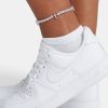 Anklets | cernucci Anklets Iced Cz Cross Tennis Anklet 8+2