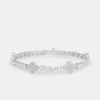 Iced Jewellery | cernucci Iced Jewellery Iced Motif Tennis Bracelet - White 5Mm