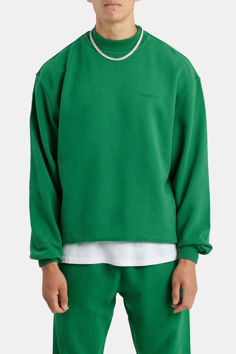 Hoodies & Sweatshirts | cernucci Hoodies & Sweatshirts Cernucci Sweater - Racing Green