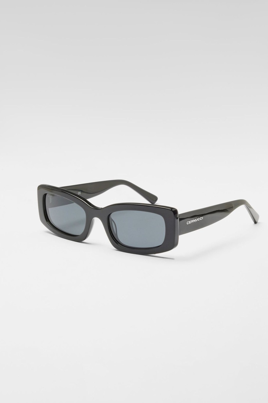 Accessories | CLO-ACC Accessories Chunky Narrow Square Acetate Frame Sunglasses - Black