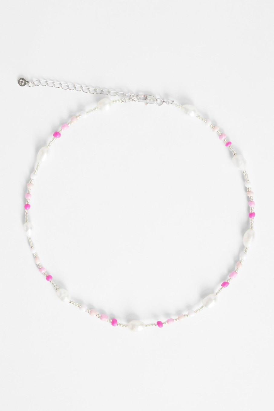 Pearls | JWL-CHN-PRL Pearls 7Mm Freshwater Pearl U0026 Pink Bead Necklace