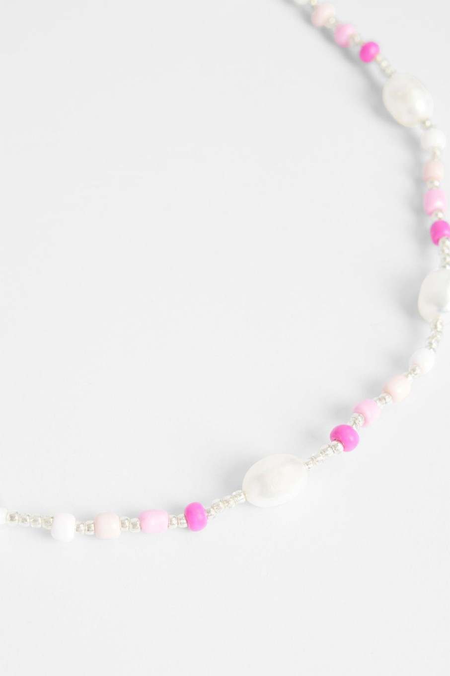 Pearls | JWL-CHN-PRL Pearls 7Mm Freshwater Pearl U0026 Pink Bead Necklace