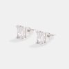 Iced Jewellery | JWL-EAR Iced Jewellery Baguette Stone Stud Earrings