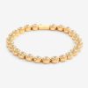 Bracelets & Bangles | JWL-BRA Bracelets & Bangles 8Mm Round Clustered Tennis Bracelet - Gold