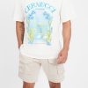 T-Shirts & Vests | cernucci T-Shirts & Vests Miami Beach Graphic T-Shirt - Ecru