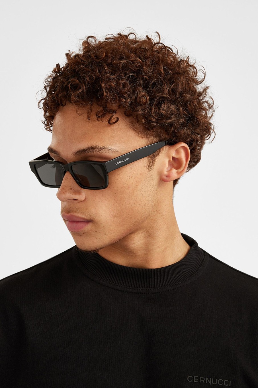 Accessories | CLO-ACC Accessories Rectangular Acetate Sunglasses - Black