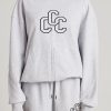 Hoodies & Sweatshirts | CLO-TOP-HS-HOOD Hoodies & Sweatshirts Ccc Applique Varsity Hoodie - Grey Marl