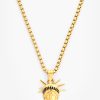 Necklaces | cernucci Necklaces Broken Liberty Necklace - Gold