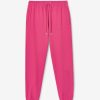 Trousers & Joggers | CLO-BOT-TRO Trousers & Joggers Cernucci Embroidered Jogger - Pink