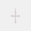 Jewellery Sets | cernucci Jewellery Sets 4Mm Freshwater Pearl U0026 Cz Mix Cross Pendant