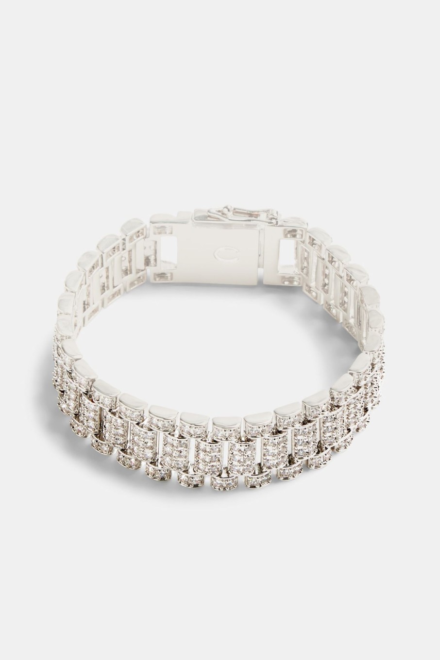 Bracelets & Bangles | cernucci Bracelets & Bangles 18Mm Iced Cz Watch Strap Bracelet