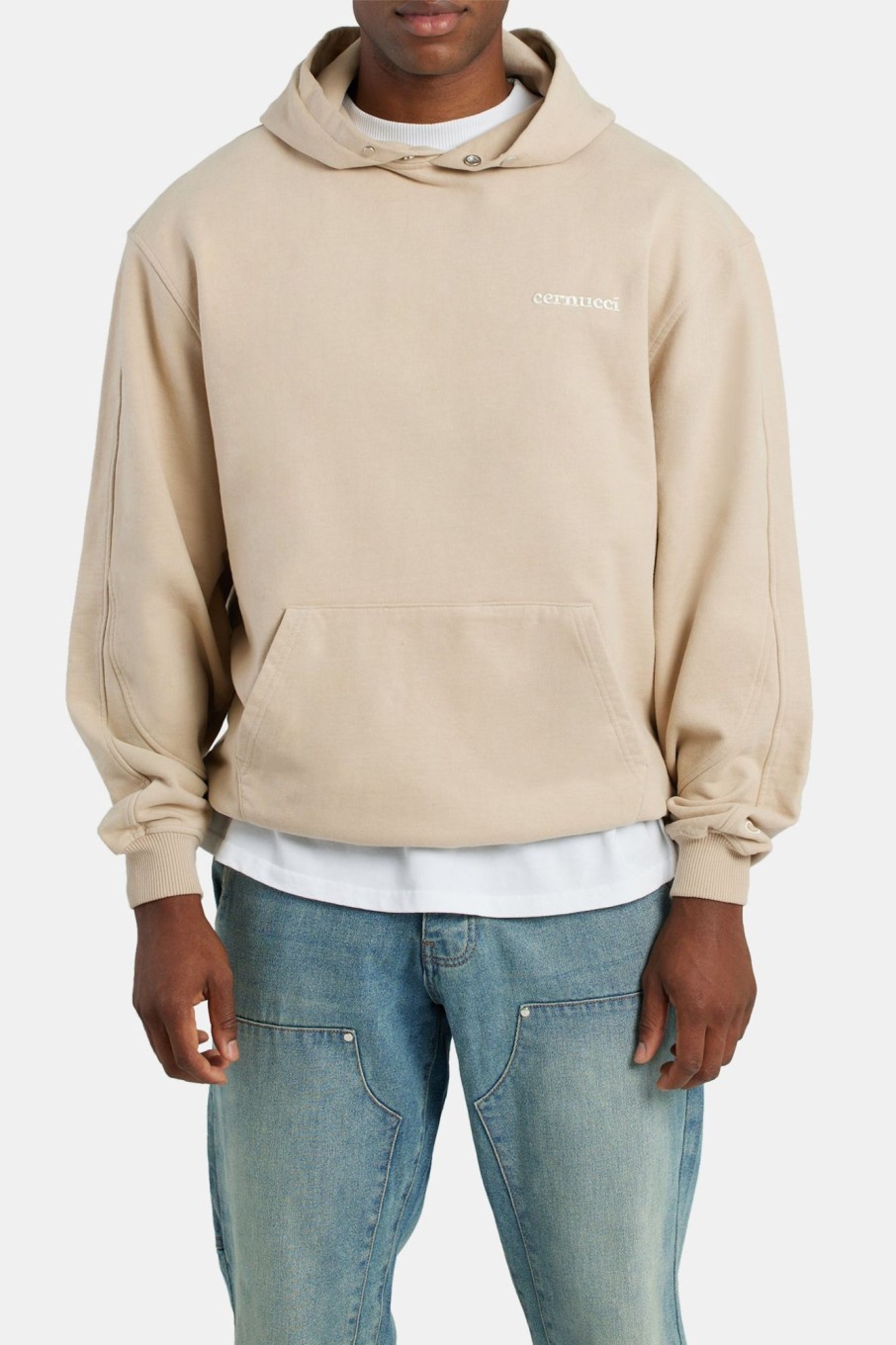 Hoodies & Sweatshirts | cernucci Hoodies & Sweatshirts Cernucci Hoodie - Beige