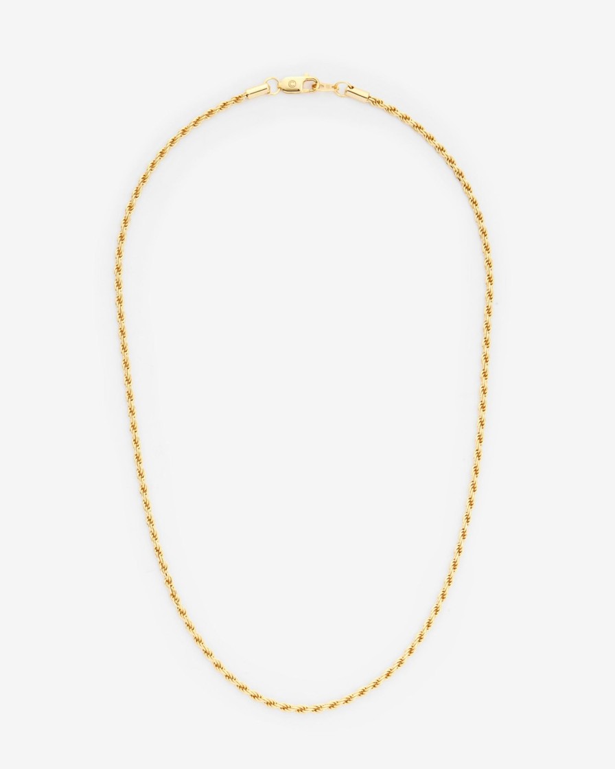 Chains | JWL-CHN Chains 925 3Mm Rope Chain - Gold