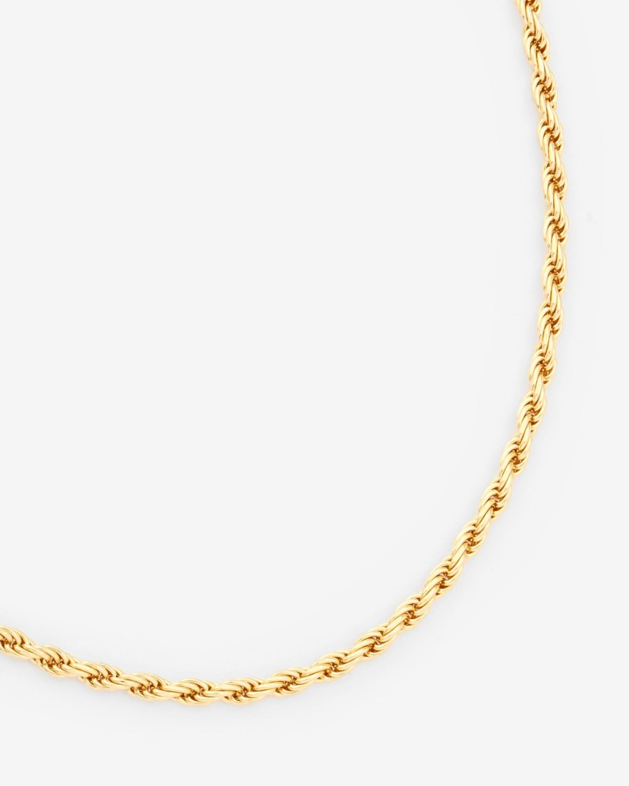 Chains | JWL-CHN Chains 925 3Mm Rope Chain - Gold