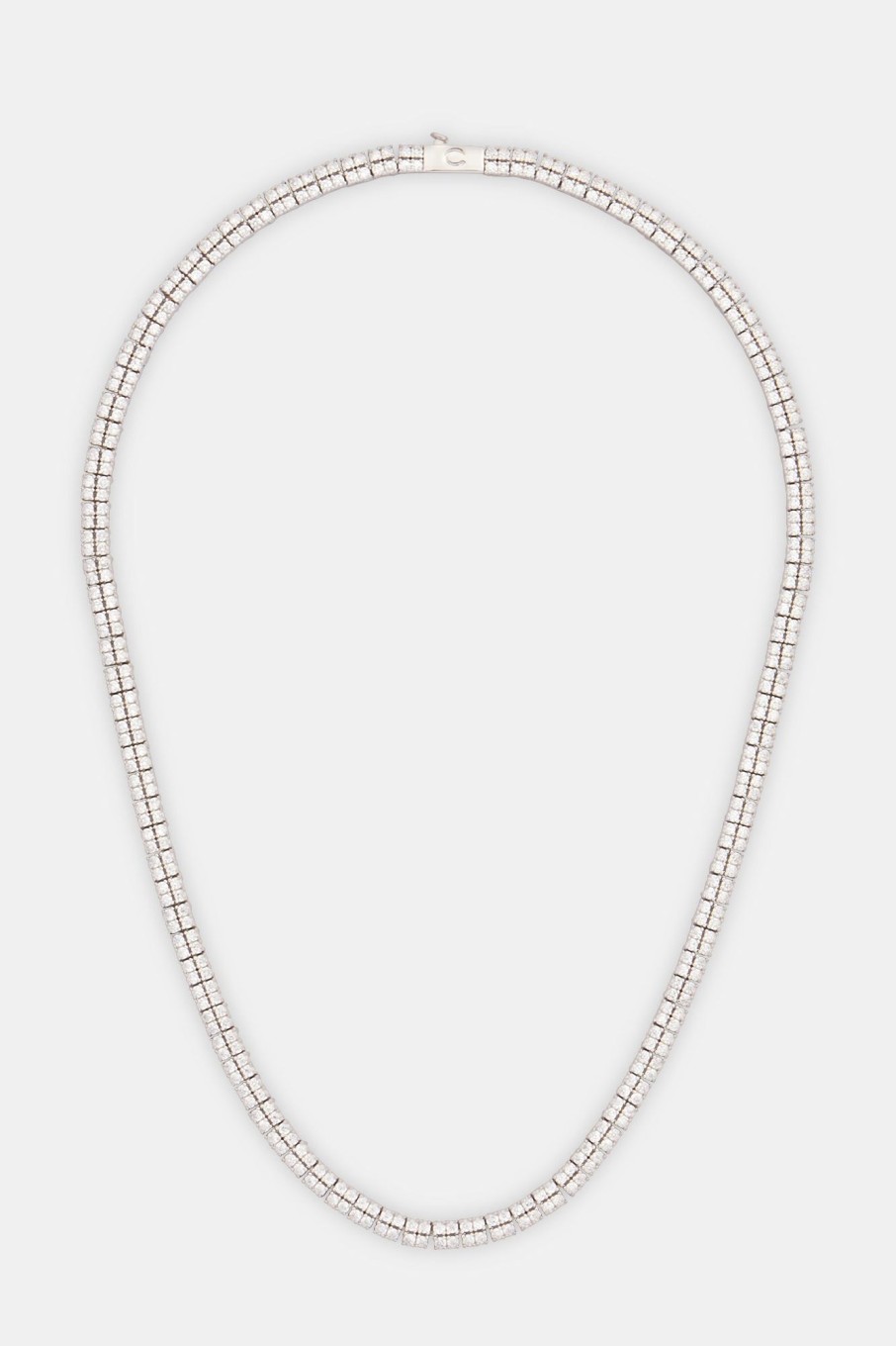 Chains | cernucci Chains Iced Double Row Tennis Necklace