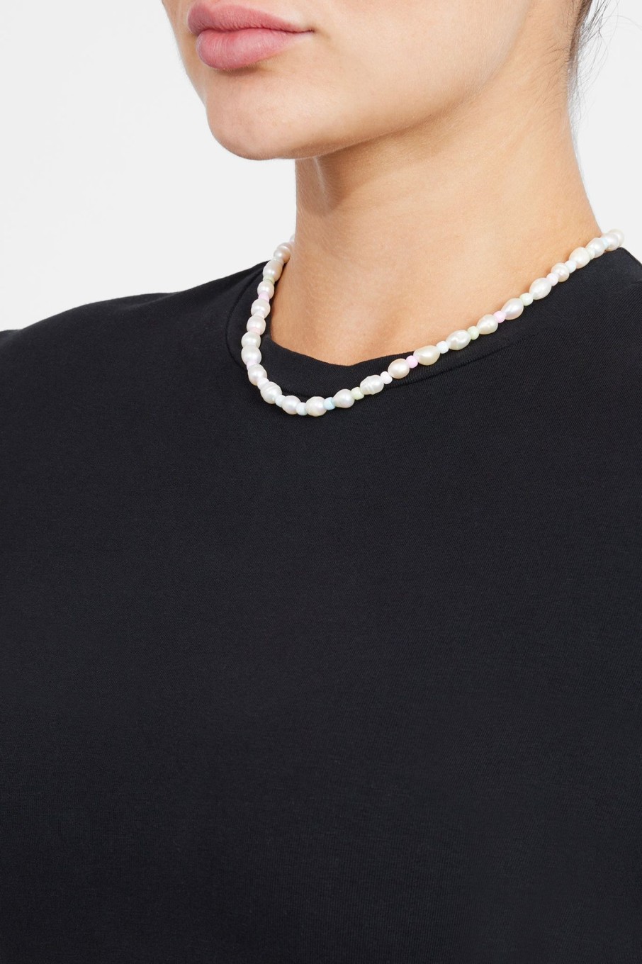 Pearls | JWL-CHN-PRL Pearls 6Mm Freshwater Pearl U0026 Pastel Bead Necklace