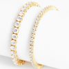 Jewellery Sets | cernucci Jewellery Sets 3Mm + 5Mm Tennis Bracelet Bundle - Gold