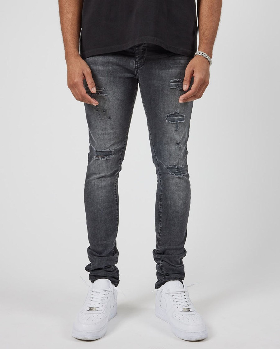 Jeans | CLO-BOT-DEN Jeans Skinny Ripped Jeans - Washed Black