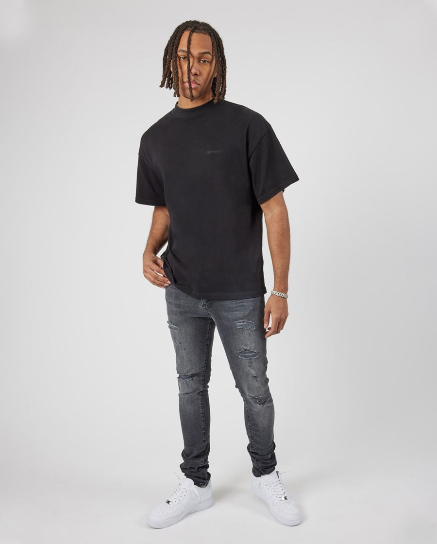 Jeans | CLO-BOT-DEN Jeans Skinny Ripped Jeans - Washed Black