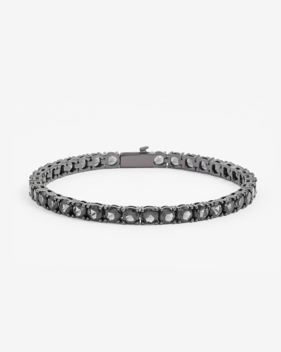 Bracelets & Bangles | cernucci Bracelets & Bangles 5Mm Tennis Bracelet - Black