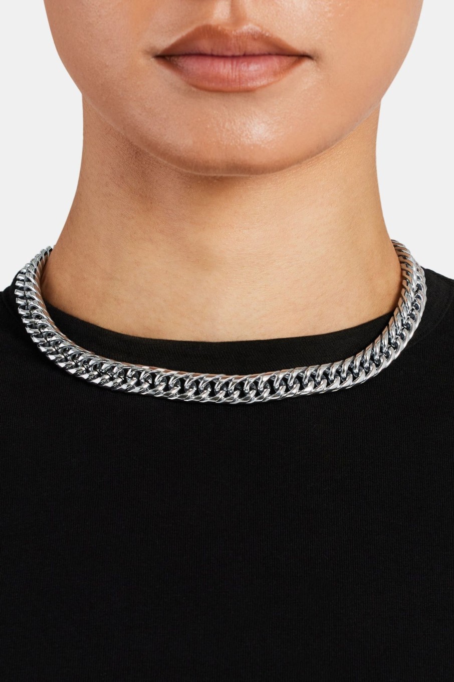 Chains | JWL-CHN Chains 10Mm Polished Cuban Chain