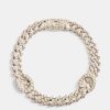 Bracelets & Bangles | JWL-BRA Bracelets & Bangles 8Mm Iced Cz C Repeat Bracelet