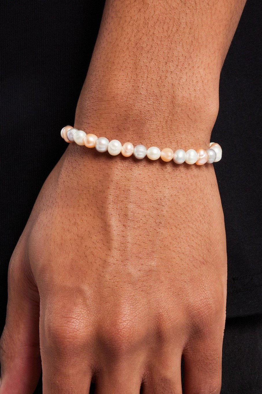 Pearl Necklaces & Bracelets | cernucci Pearl Necklaces & Bracelets Multi Colour Freshwater Pearl Bracelet - White