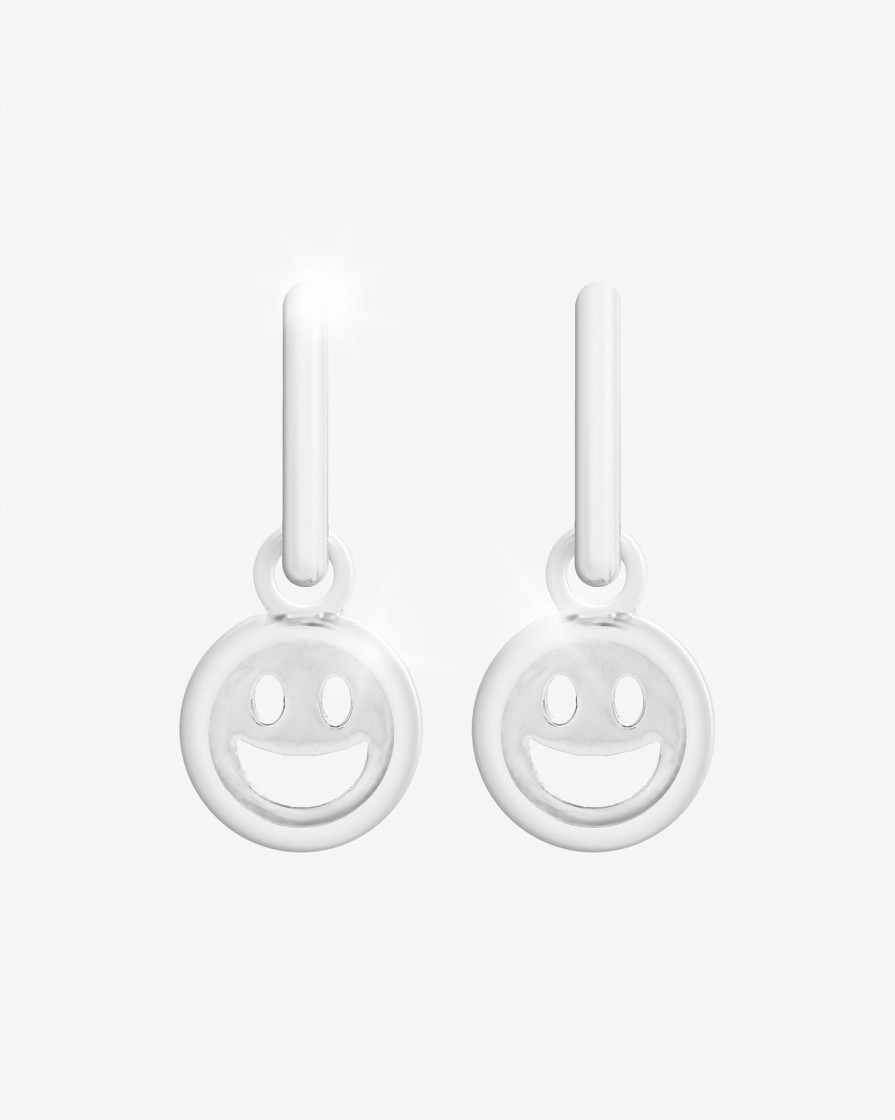 Earrings | JWL-EAR Earrings 2 Pack Happy U0026 Peace Huggie Hoop Earrings