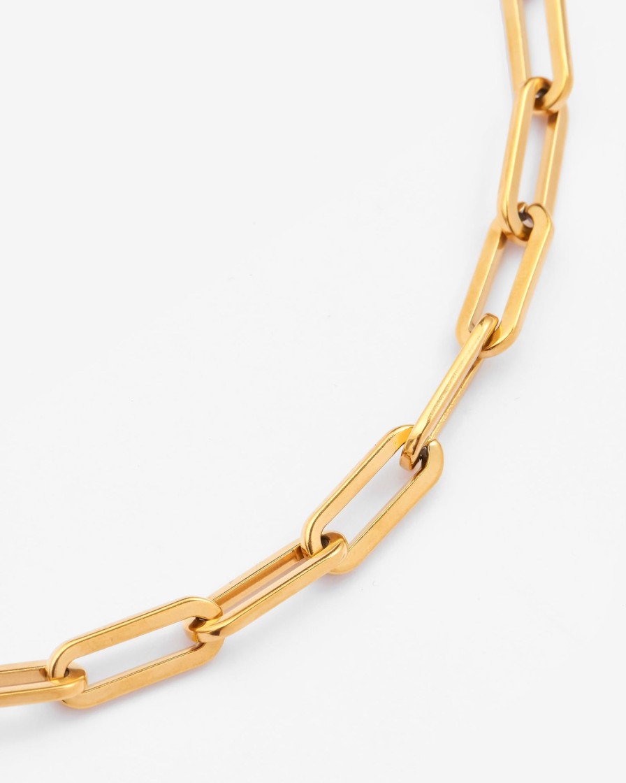 Necklaces | JWL-NECK Necklaces 5Mm Link Necklace - Gold