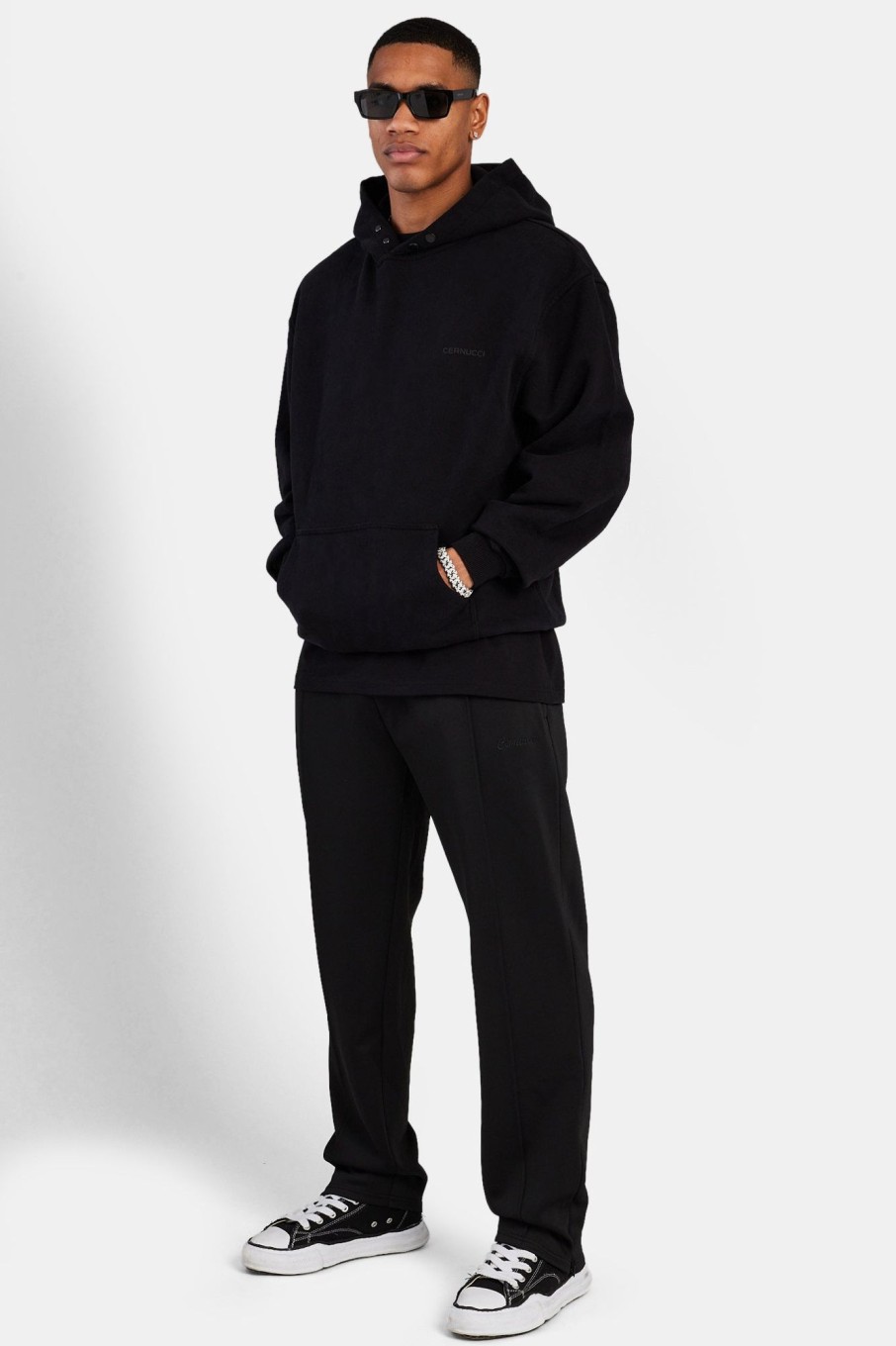 Trousers & Joggers | CLO-BOT-TRO Trousers & Joggers Straight Leg Track Pant - Black