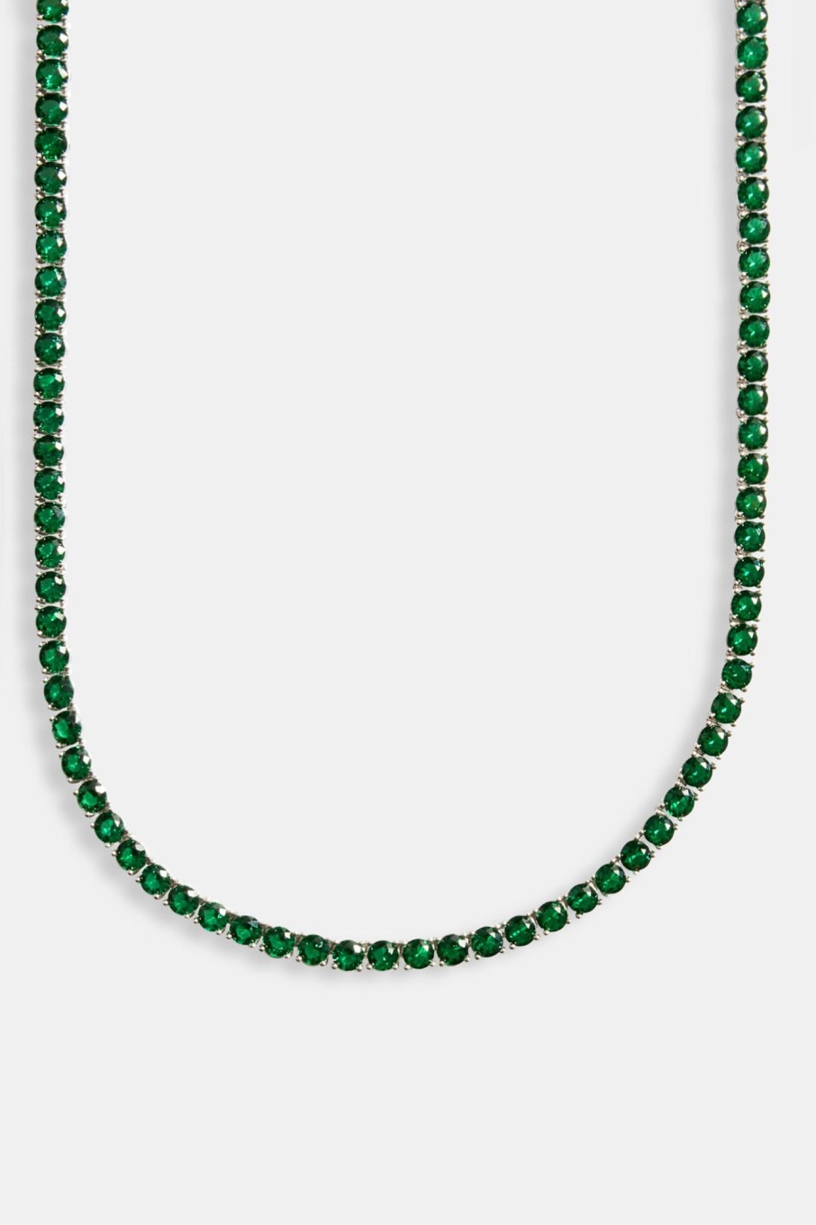 Chains | cernucci Chains 5Mm Tennis Chain - Dark Green