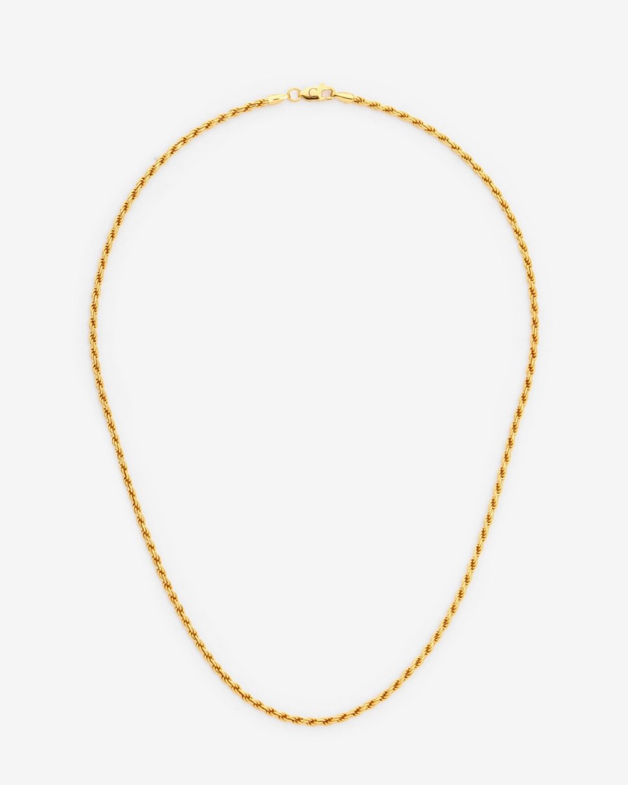 Chains | JWL-CHN Chains 925 2Mm Rope Chain - Gold