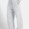 Trousers & Joggers | CLO-BOT-TRO Trousers & Joggers Ladies Wide Leg Jogger - Grey Marl